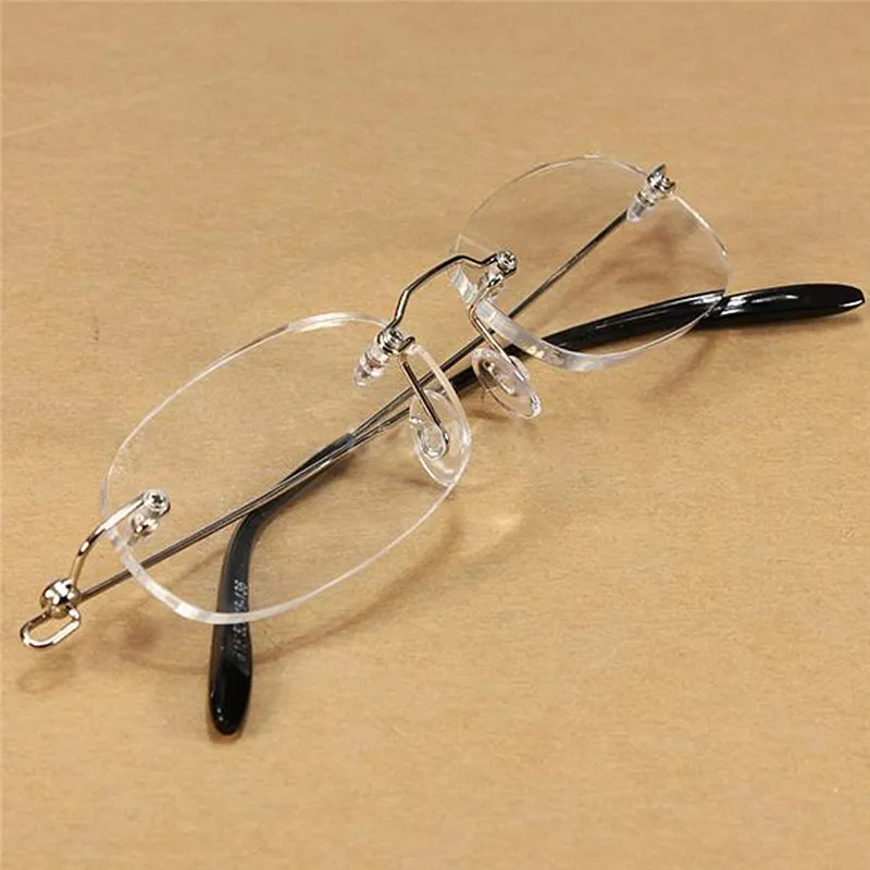 Очки для чтения пресбиопические без оправы + 100 200 300 R029|glasses retail|glasses ipodspectacle bags |