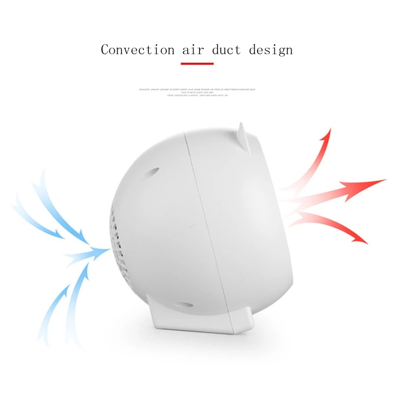Portable Cute Shape 250W Electric Fan Heater Adjustable Thermostat Overheat Protection for Home Office Indoor EU / US
Portable Cute Shape 250W Electric Fan Heater Adjustable Thermostat Overheat Protection for Home Office Indoor EU / US