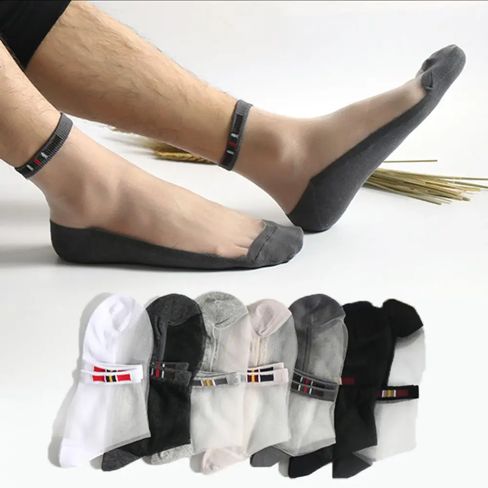 Men Ultra-Thin Glass Silk Short Invisible Transparent Socks Men Cotton Short Crew Cotton Socks Antiskid Breathable Summer
Men Ultra-Thin Glass Silk Short Invisible Transparent Socks Men Cotton Short Crew Cotton Socks Antiskid Breathable Summer