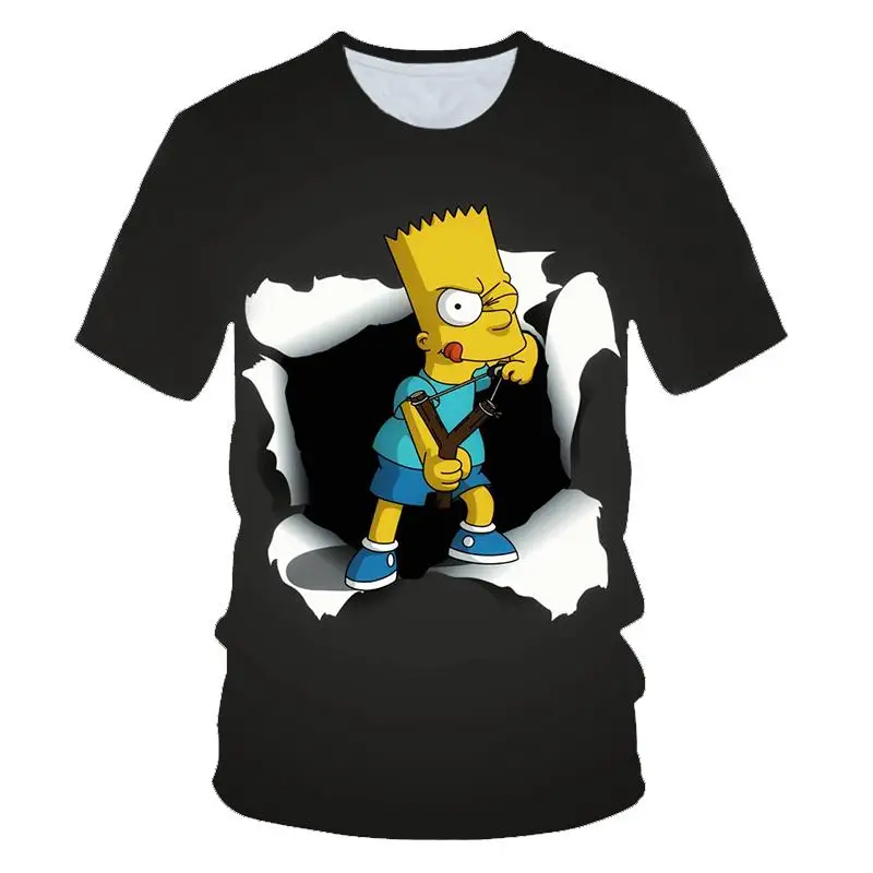 Simpson fashion Animation 3D digital printing O-neck short sleeve T-shirt Male Boys Casual Harajuku Cartoon mens clothing 5 or
Simpson fashion Animation 3D digital printing O-neck short sleeve T-shirt Male Boys Casual Harajuku Cartoon mens clothing 5 or