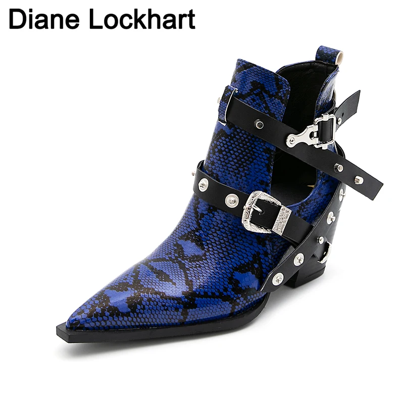 2020 Motorcycle Western Cowboy Boots Women Snake PU Leather Short Cossacks High Heels Cowgirl Booties Buckle Ankle botas Shoes
2020 Motorcycle Western Cowboy Boots Women Snake PU Leather Short Cossacks High Heels Cowgirl Booties Buckle Ankle botas Shoes