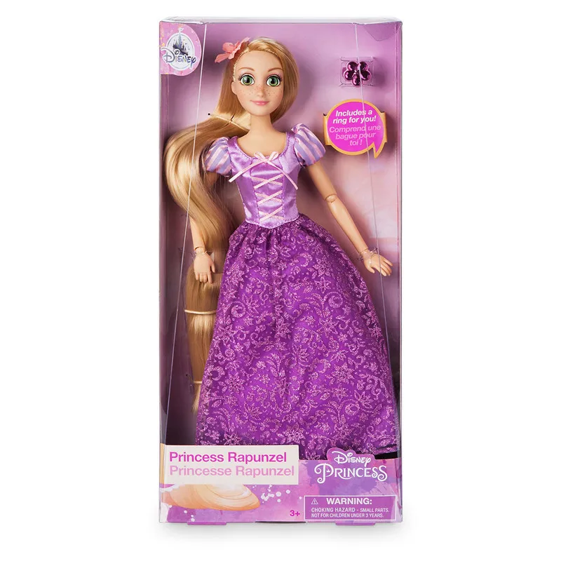 

Disney store Original princess Rapunzel Ariel Elsa Anna Aurora Cinderella Belle Classic Dolls Toys For Children Christmas Gift