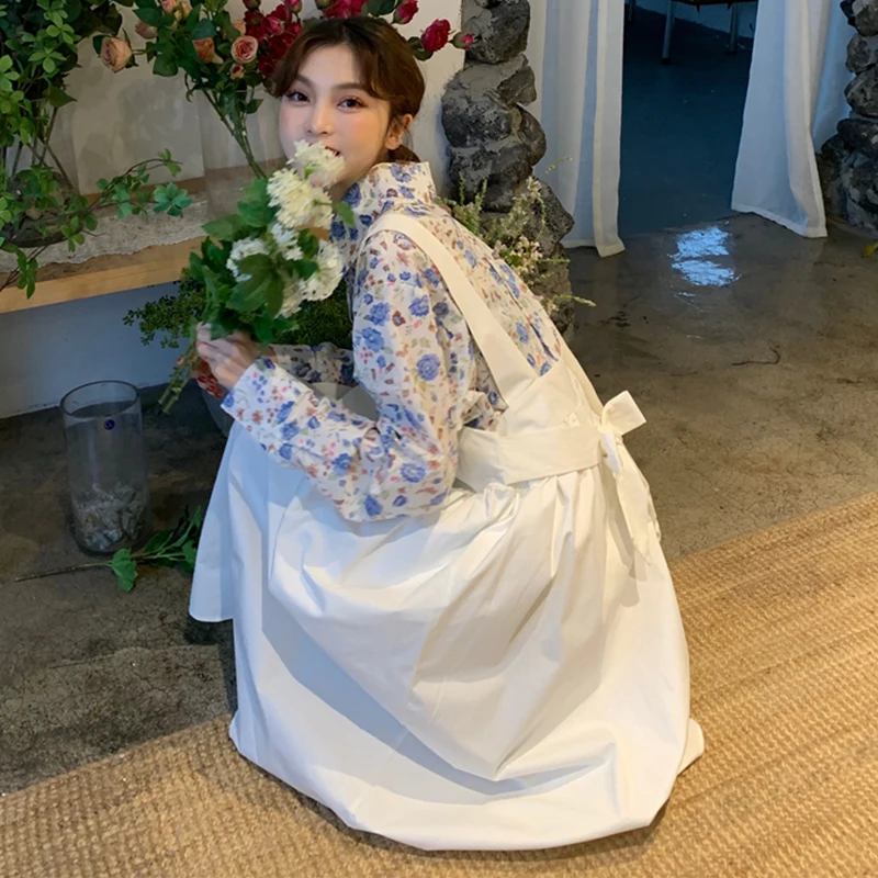 Ранняя весна, ТРАПЕЦИЕВИДНОЕ маленькое женское длинное платье на бретельках, дизайнерская нишевая Милая солевая юбка 
Ранняя весна, ТРАПЕЦИЕВИДНОЕ маленькое женское длинное платье на бретельках, дизайнерская нишевая Милая солевая юбка