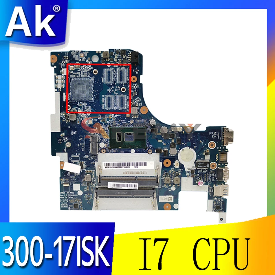 Материнская плата для ноутбука LENOVO Ideapad 300-17ISK материнская плата BMWD1 NM-A491 I7 CPU DDR3 тест 
Материнская плата для ноутбука LENOVO Ideapad 300-17ISK материнская плата BMWD1 NM-A491 I7 CPU DDR3 тест