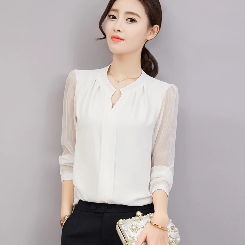 3XL Chiffon Shirts Female Long-sleeved Tops Plus Size Professional Occupation Office Shirts Casual Shirt Spring Summer Blouses
3XL Chiffon Shirts Female Long-sleeved Tops Plus Size Professional Occupation Office Shirts Casual Shirt Spring Summer Blouses