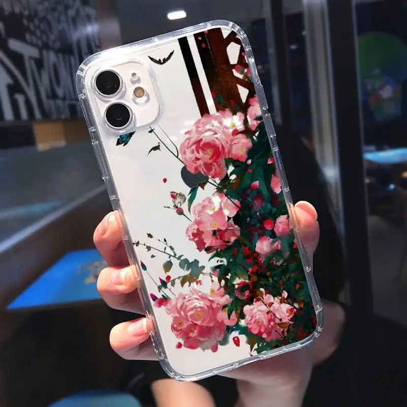 Rose flowers art Phone Case Transparent for iPhone 11 12 mini pro XS MAX 8 7 6 6S Plus X 5S SE 2020 XR
Rose flowers art Phone Case Transparent for iPhone 11 12 mini pro XS MAX 8 7 6 6S Plus X 5S SE 2020 XR