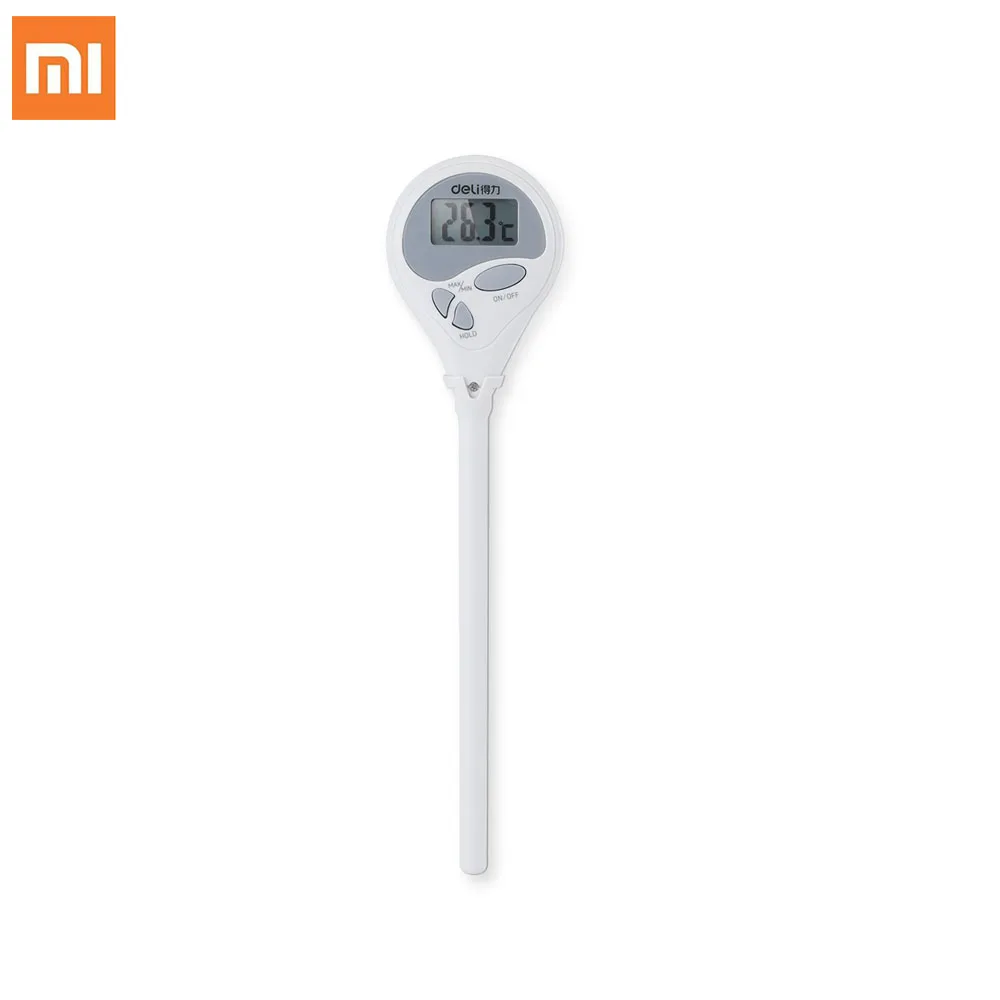 Xiaomi LCD Food Thermometer 304 Stainless Steel Kitchen Digital Thermograph Food Milk BBQ Dinning Household Cooking Thermometer
Xiaomi LCD Food Thermometer 304 Stainless Steel Kitchen Digital Thermograph Food Milk BBQ Dinning Household Cooking Thermometer