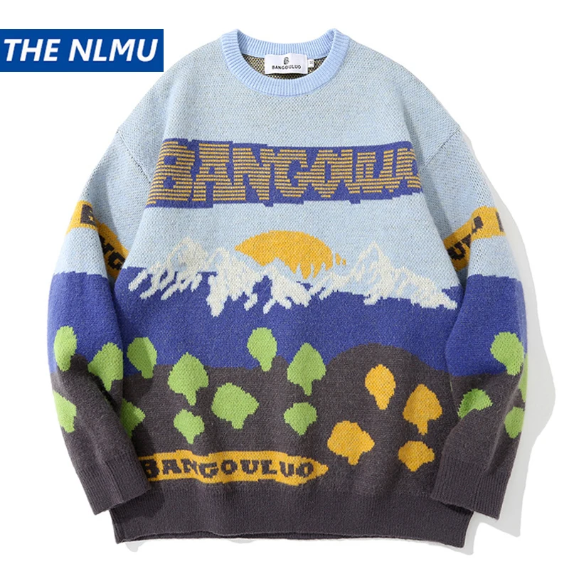 Men Harajuku Sweater Hip Hop Streetwear Snow Mountain Print Knitted Jumper Sweater 2021 Cotton Pullover Loose Knitwear WE159
Men Harajuku Sweater Hip Hop Streetwear Snow Mountain Print Knitted Jumper Sweater 2021 Cotton Pullover Loose Knitwear WE159