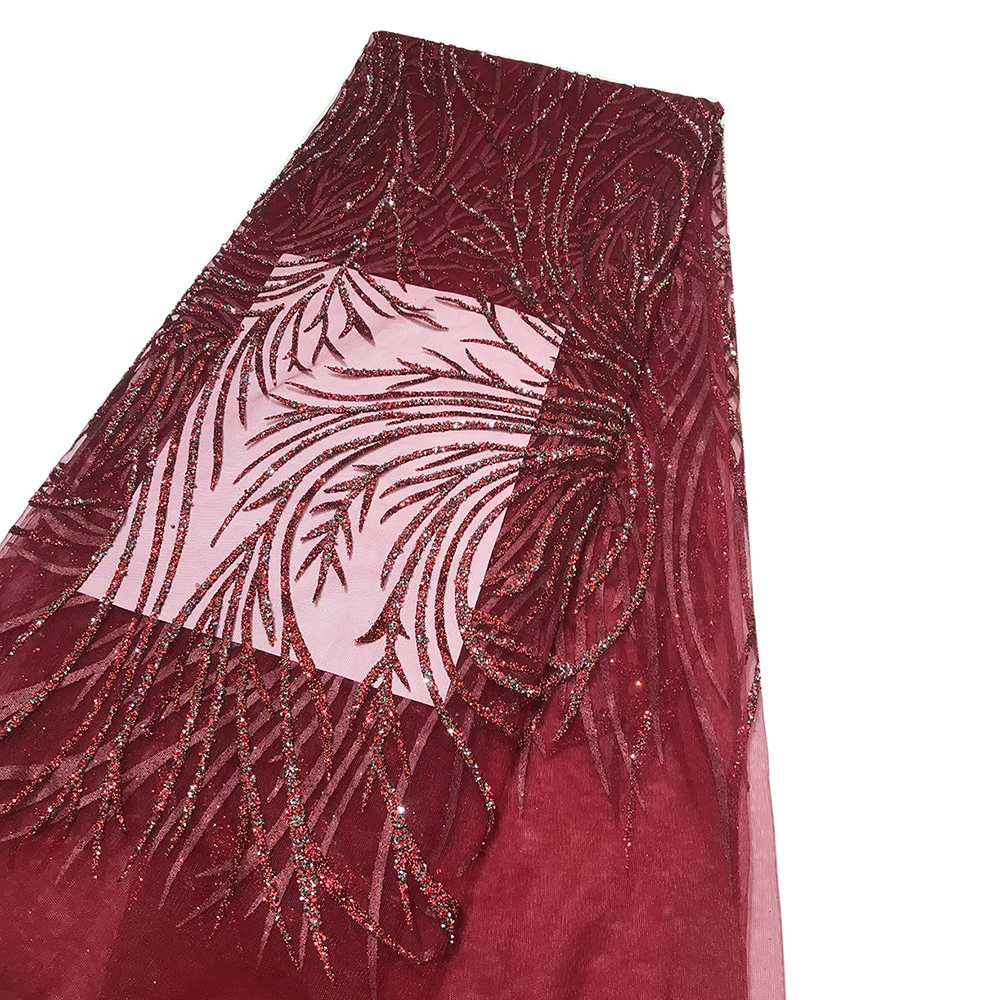 Wine Red/White/Peach Shiny Glitter Tulle Rhinestone Lace Fabric Mesh Textile for Sewing Bridal Party Dress Crystal Gown Clothes
Wine Red/White/Peach Shiny Glitter Tulle Rhinestone Lace Fabric Mesh Textile for Sewing Bridal Party Dress Crystal Gown Clothes