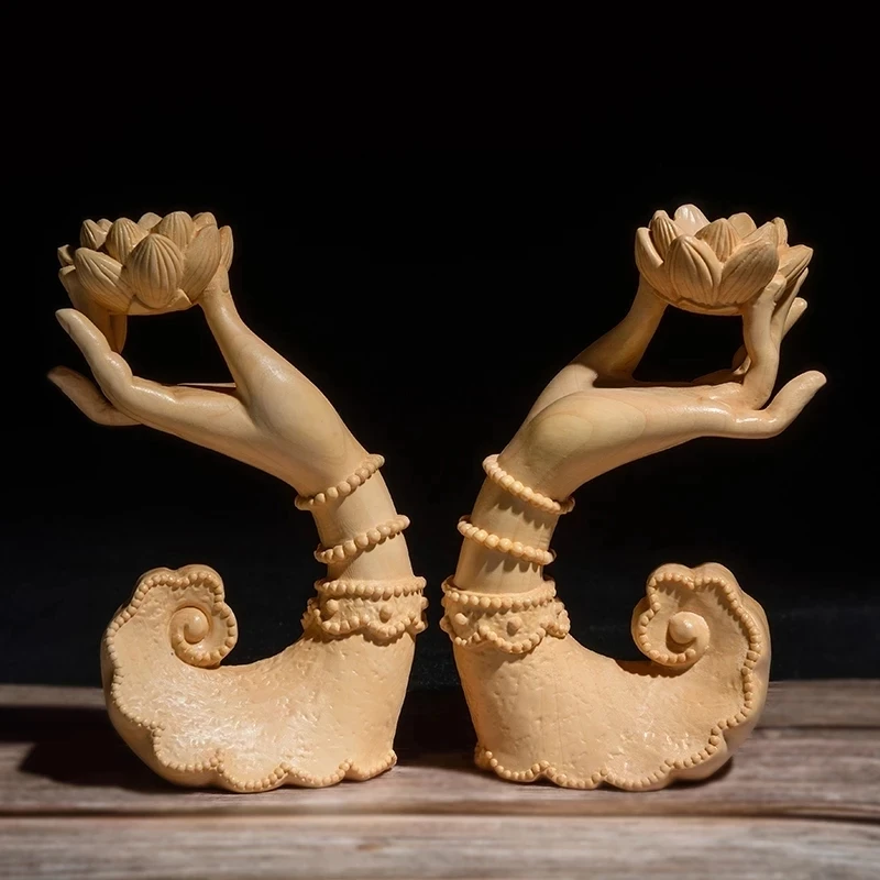 Буддийская Статуэтка из цельной древесины, 12 см
Буддийская Статуэтка из цельной древесины, 12 см