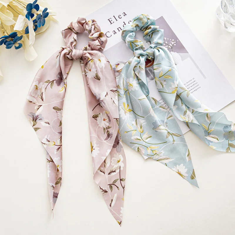 Floral Print Scrunchies For Women Elastic Hair Bands Streamers Bow Hair Scarf Hair Rope Ties Fashion Hair Accessories
Floral Print Scrunchies For Women Elastic Hair Bands Streamers Bow Hair Scarf Hair Rope Ties Fashion Hair Accessories