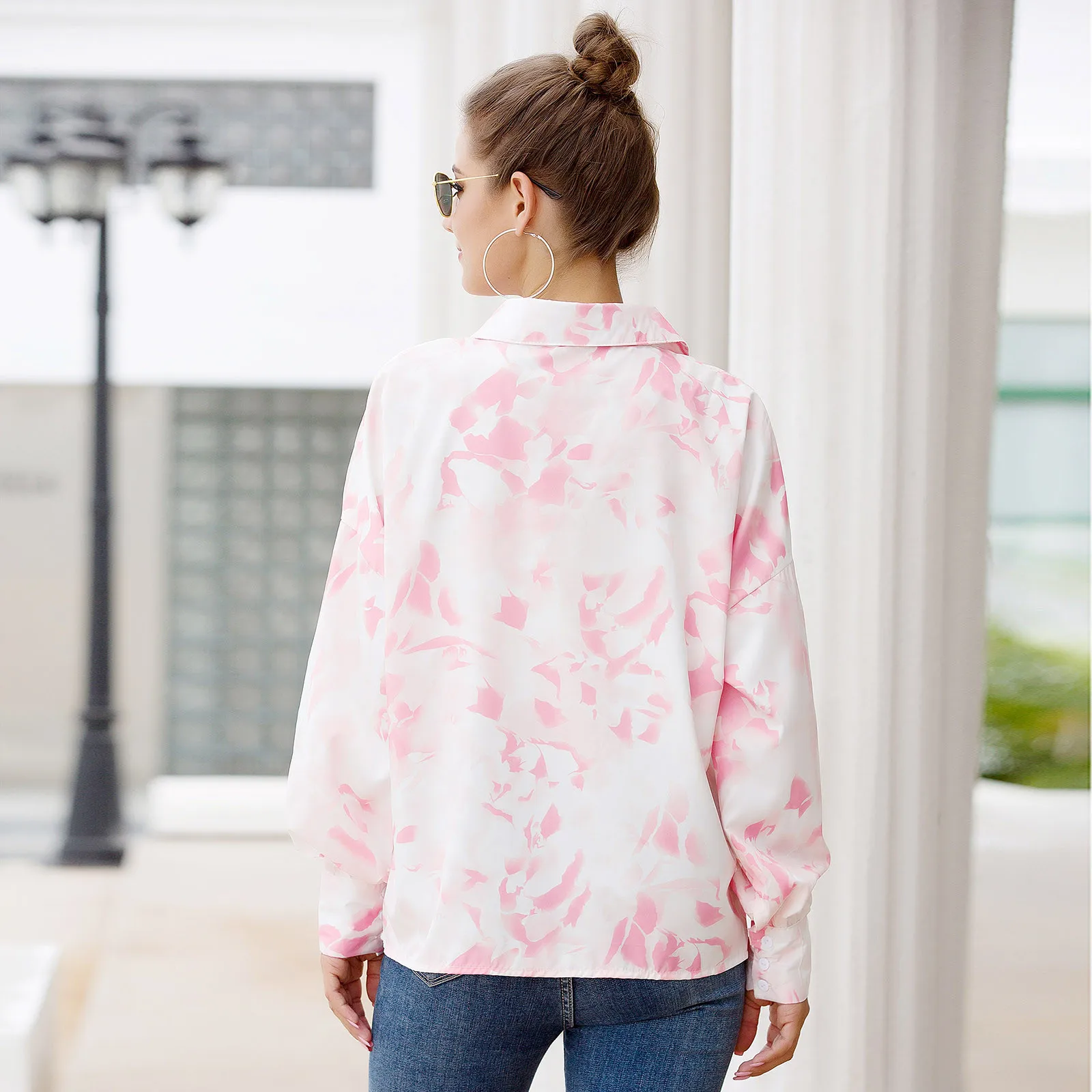 Fashion Women Blouse Floral Shirt Loose Tops Office Lady Shirt Clothes Casual Button Ladies Blouses Tops Plus Size Women Shirts
Fashion Women Blouse Floral Shirt Loose Tops Office Lady Shirt Clothes Casual Button Ladies Blouses Tops Plus Size Women Shirts