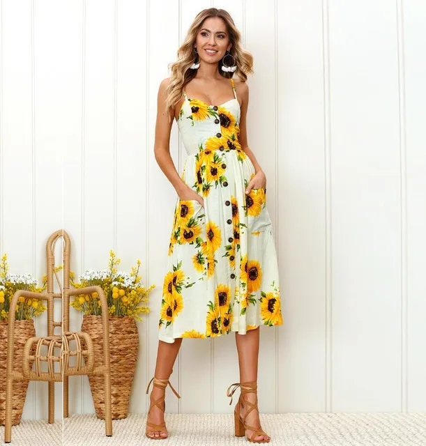 KP Women Button Decorated Print Dress Off-shoulder Party Beach Sundress Boho Spaghetti Long Dresses Plus Size Summer ARMEDEO
KP Women Button Decorated Print Dress Off-shoulder Party Beach Sundress Boho Spaghetti Long Dresses Plus Size Summer ARMEDEO