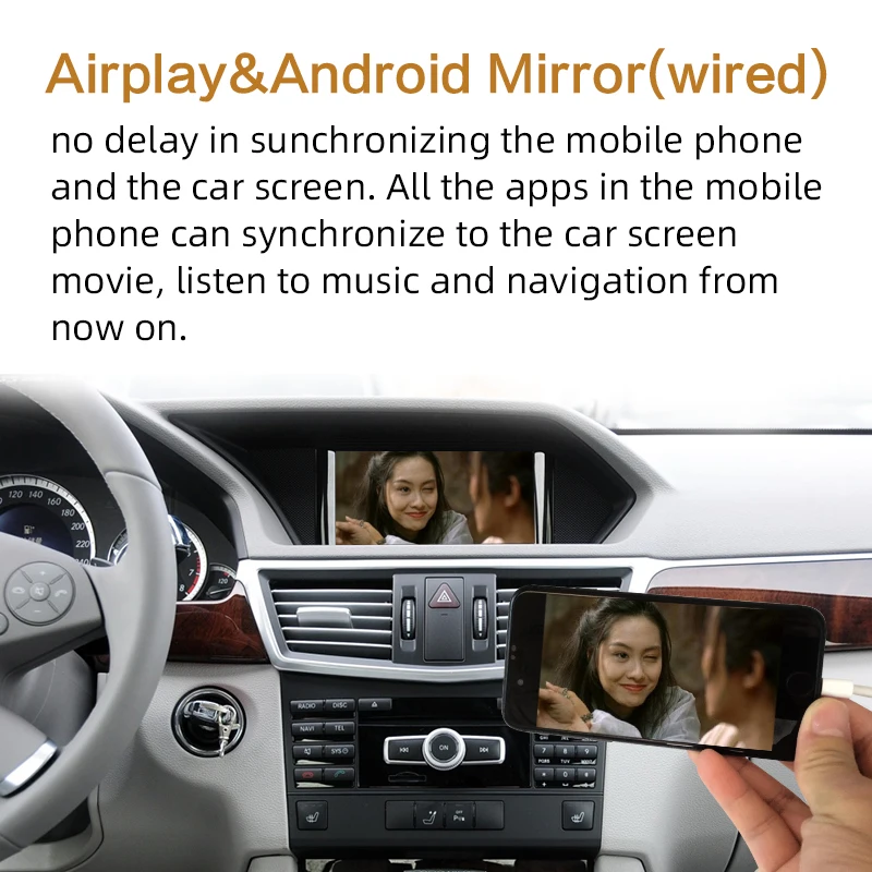 Sinairyu Wifi беспроводной Carplay автомобиль играть модифицированный для 2011-2014 Mercedes C CLA CLE