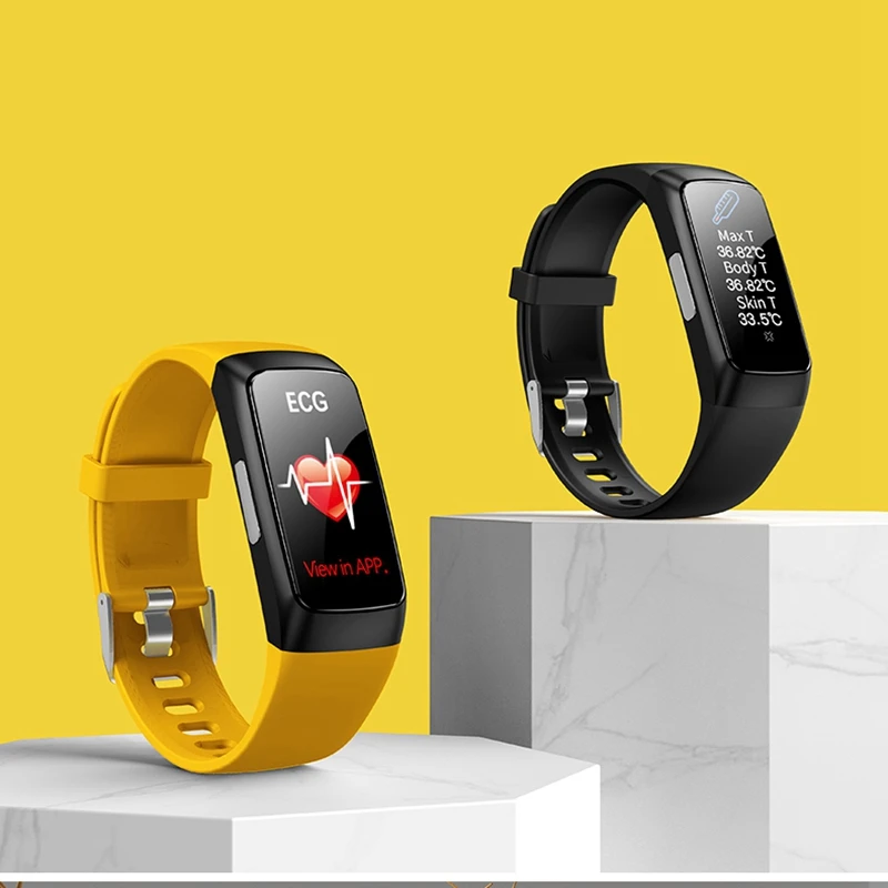 TM01 Smart Bracelet Thermometer Bracelet,Waterproof PPG+ ECG Blood Oxygen Blood Pressure Monitoring,For Men/Women
TM01 Smart Bracelet Thermometer Bracelet,Waterproof PPG+ ECG Blood Oxygen Blood Pressure Monitoring,For Men/Women