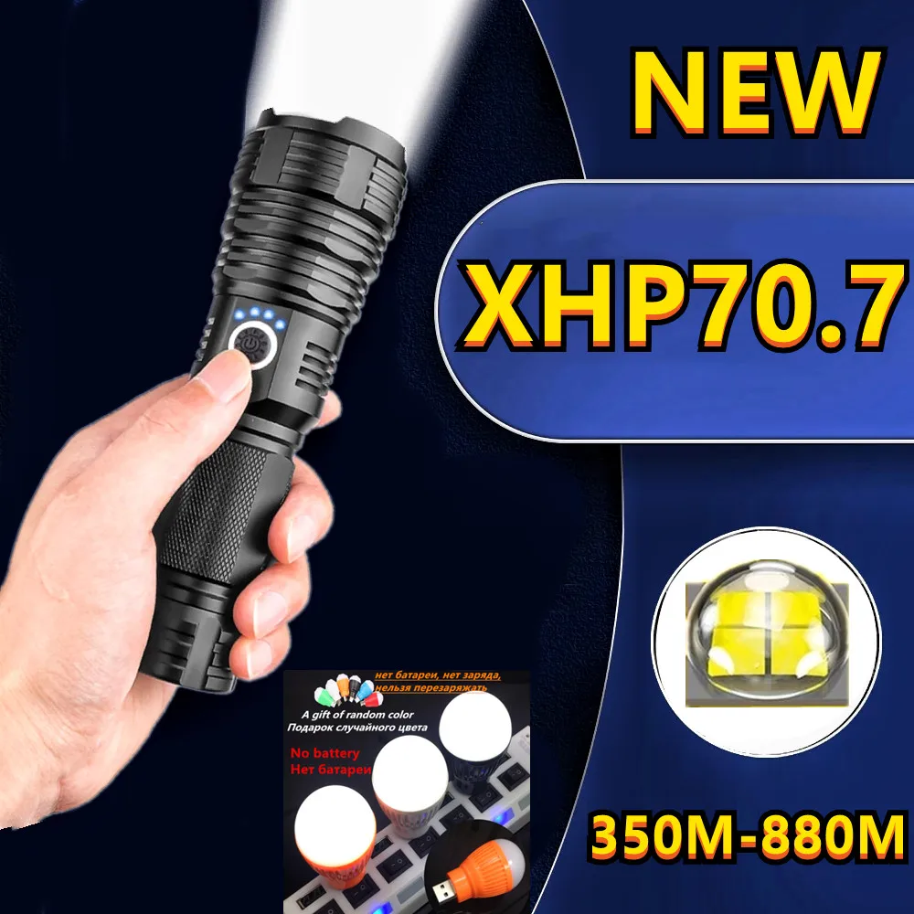 Четырехъядерсветильник светодиодный фонарик 2021 с лампой XHP70.7, тактический светодиодный фонарик с бусинами, водонепроницаемый, 5 режимов ос...
Четырехъядерсветильник светодиодный фонарик 2021 с лампой XHP70.7, тактический светодиодный фонарик с бусинами, водонепроницаемый, 5 режимов ос...