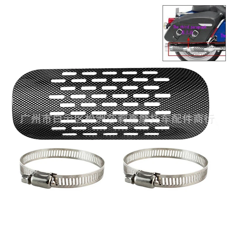 Motorcycle Exhaust Heat Shield Creative Design for Honda Suzuki Kawasaki Yamaha Harley Metal Motorbike Muffler Protection Guard
Motorcycle Exhaust Heat Shield Creative Design for Honda Suzuki Kawasaki Yamaha Harley Metal Motorbike Muffler Protection Guard