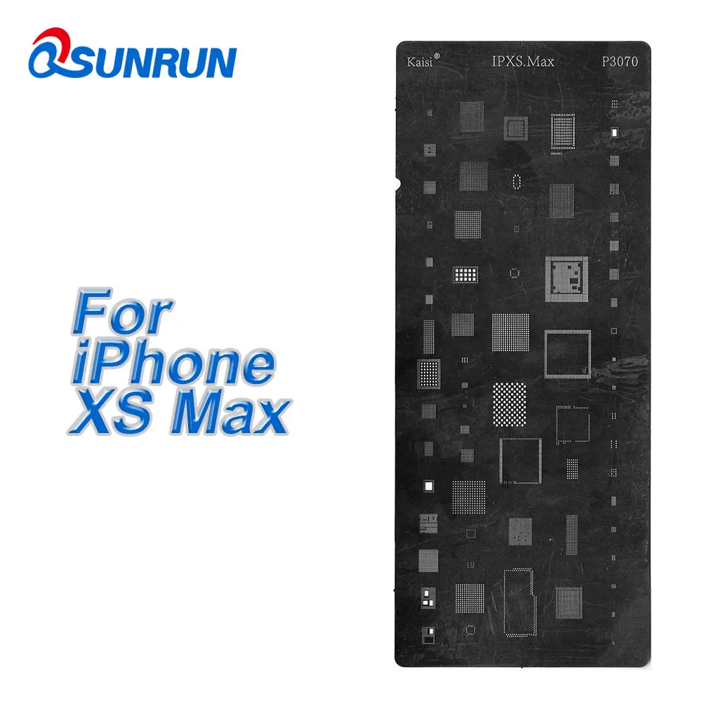 8 piece/lot! New Directly Heat BGA Rework Reballing Stencils kit for iPhone X XR XS XS Max 8 8SP 8 7 7SP
8 piece/lot! New Directly Heat BGA Rework Reballing Stencils kit for iPhone X XR XS XS Max 8 8SP 8 7 7SP