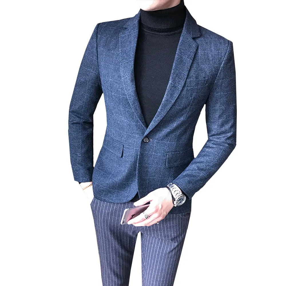 2019 Autumn Casual Men Blazer British Style Business Slim Fit Suit Coat Wedding Work Single Button Jackets Male Blazer M-5XL
2019 Autumn Casual Men Blazer British Style Business Slim Fit Suit Coat Wedding Work Single Button Jackets Male Blazer M-5XL