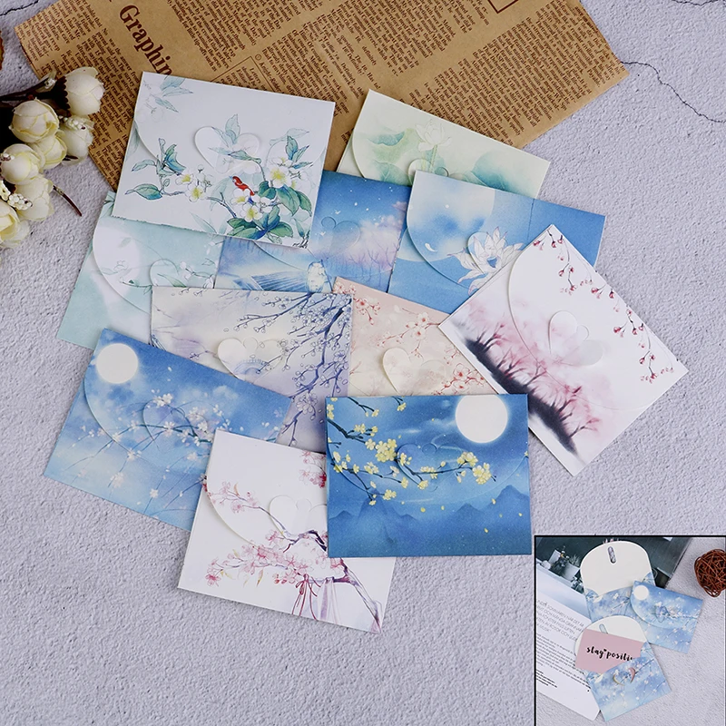 10pcs Cute Chinese Vintage Style Flowers Paper Envelope For Letter Creative Stationery Paper Postcards Card Scrapbooking New
10pcs Cute Chinese Vintage Style Flowers Paper Envelope For Letter Creative Stationery Paper Postcards Card Scrapbooking New