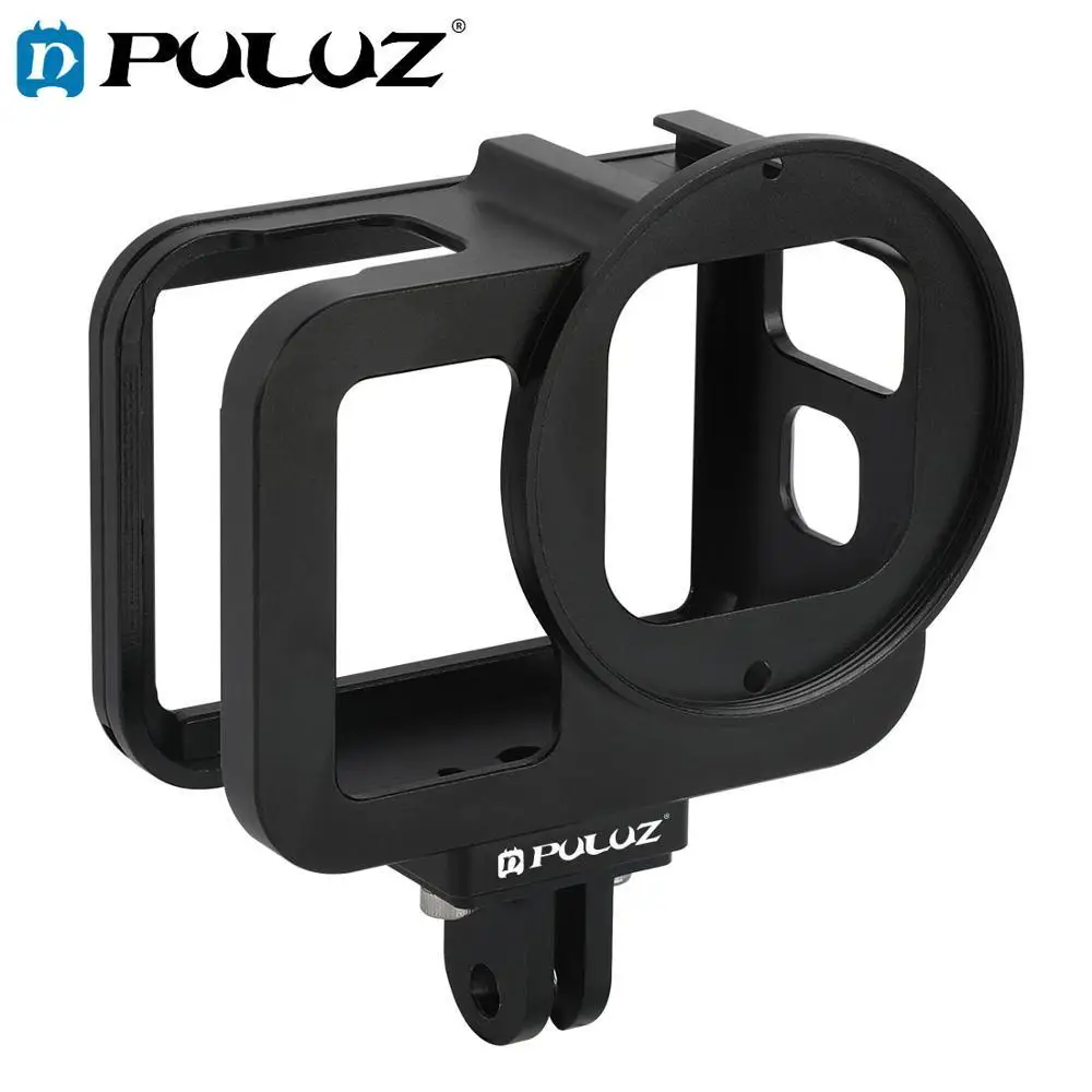 Черный корпус PULUZ для GoPro HERO8, защитный корпус из алюминиевого сплава с ЧПУ, с защитной рамкой и ультрафиолетовыми линзами 52 мм
Черный корпус PULUZ для GoPro HERO8, защитный корпус из алюминиевого сплава с ЧПУ, с защитной рамкой и ультрафиолетовыми линзами 52 мм
