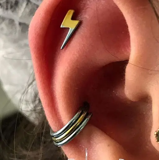 Серьга из нержавеющей стали для пирсинга Ювелирное Украшение прокола губ