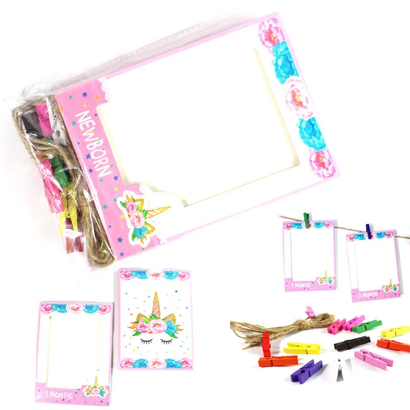 Unicorn Themed First Girl Happy 1st Birthday Party Blue Pink 12 Month Photo Display Frame Banners Baby My 1 One Year Photo Decor
Unicorn Themed First Girl Happy 1st Birthday Party Blue Pink 12 Month Photo Display Frame Banners Baby My 1 One Year Photo Decor