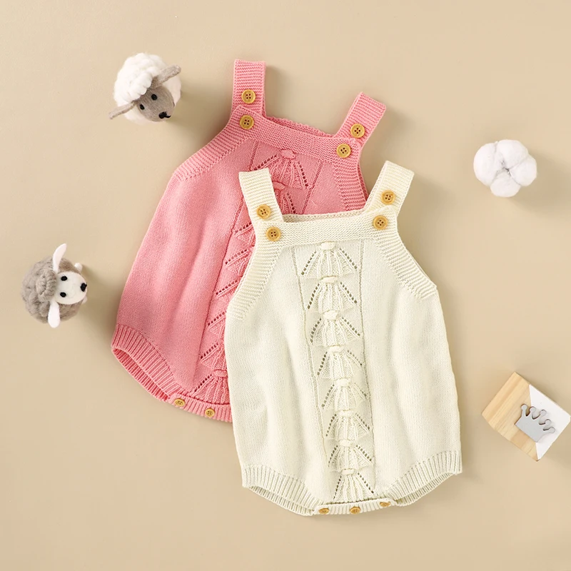 Newborn Baby Girls Boys Knited Sleeveless Jumpsuit Playsuit Cotton Knitted Tops Clothes 3Colors Autumn Spring
Newborn Baby Girls Boys Knited Sleeveless Jumpsuit Playsuit Cotton Knitted Tops Clothes 3Colors Autumn Spring