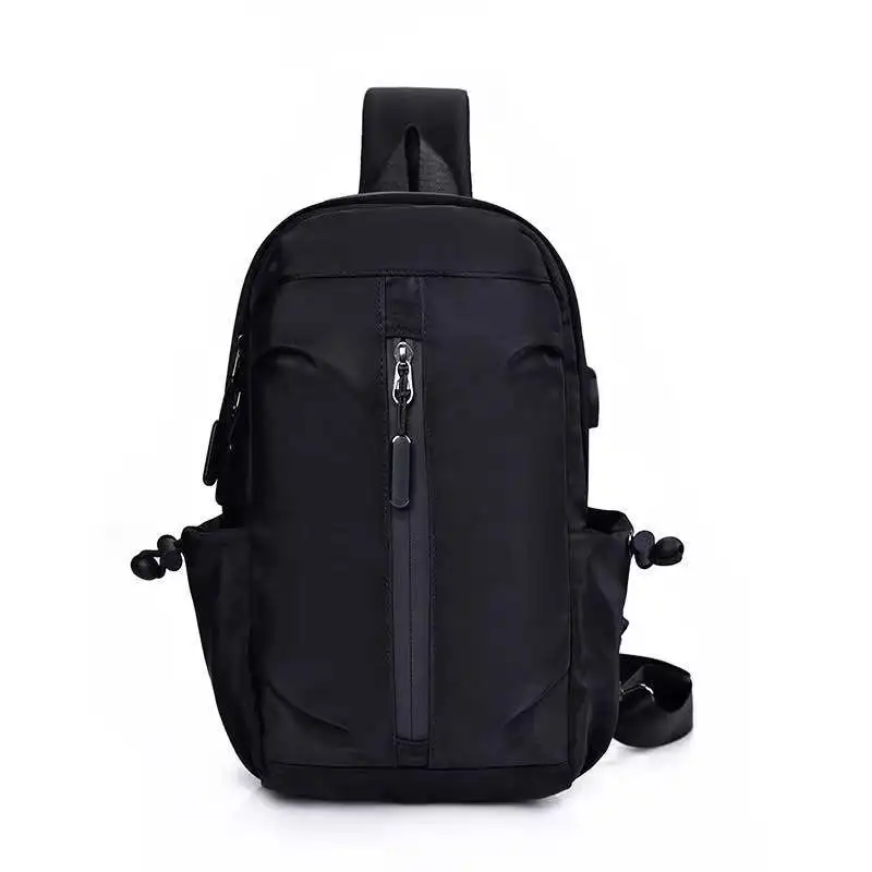 2020 Men's Single Shoulder Bag Leisure Fashion Inclined Shoulder Bag USB Headset Chest Package Concise Burglar Small Backpack
2020 Men's Single Shoulder Bag Leisure Fashion Inclined Shoulder Bag USB Headset Chest Package Concise Burglar Small Backpack
