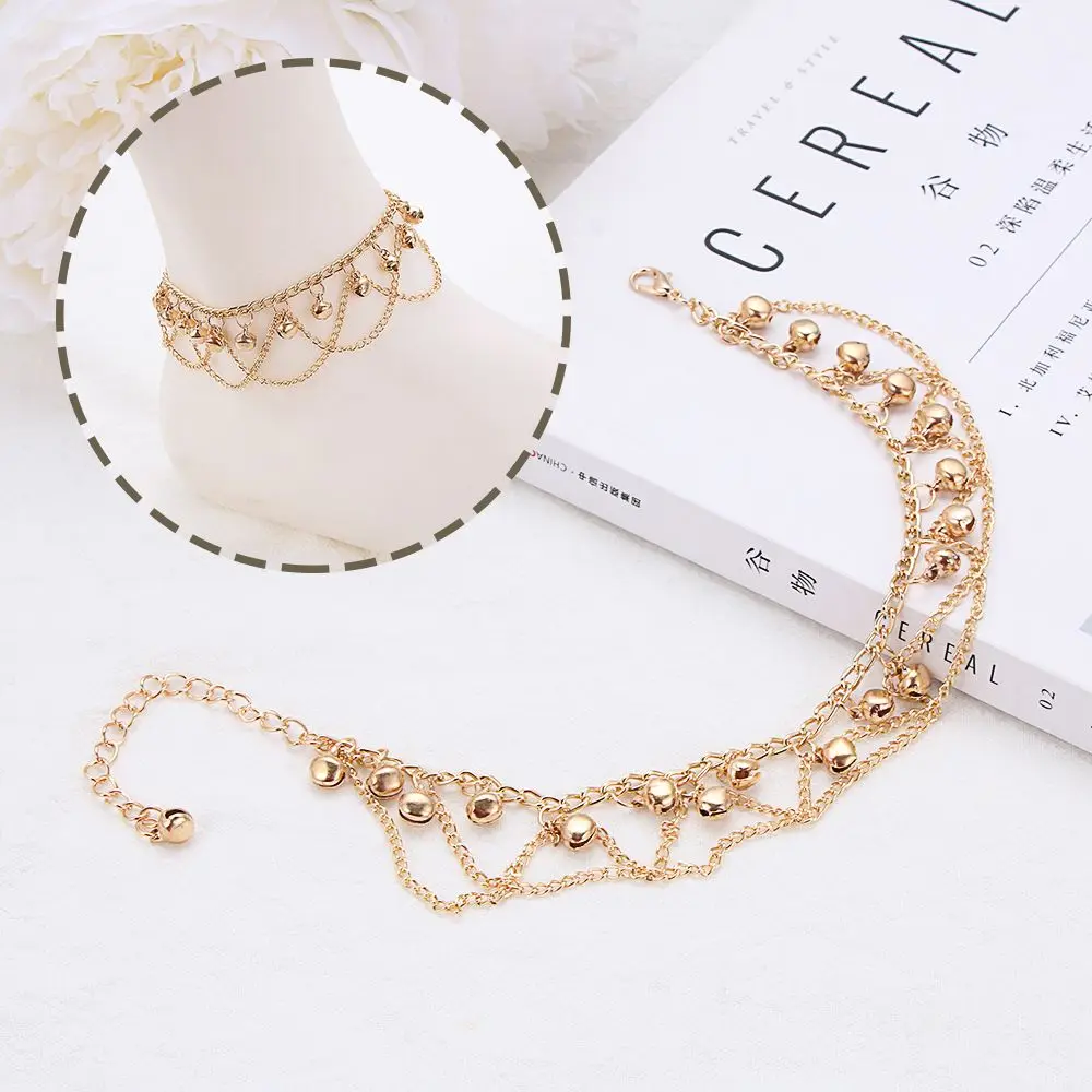 Women Fashion Jewelry Bohemian Beach Foot Chains Bells Anklets Barefoot Sandal
Women Fashion Jewelry Bohemian Beach Foot Chains Bells Anklets Barefoot Sandal