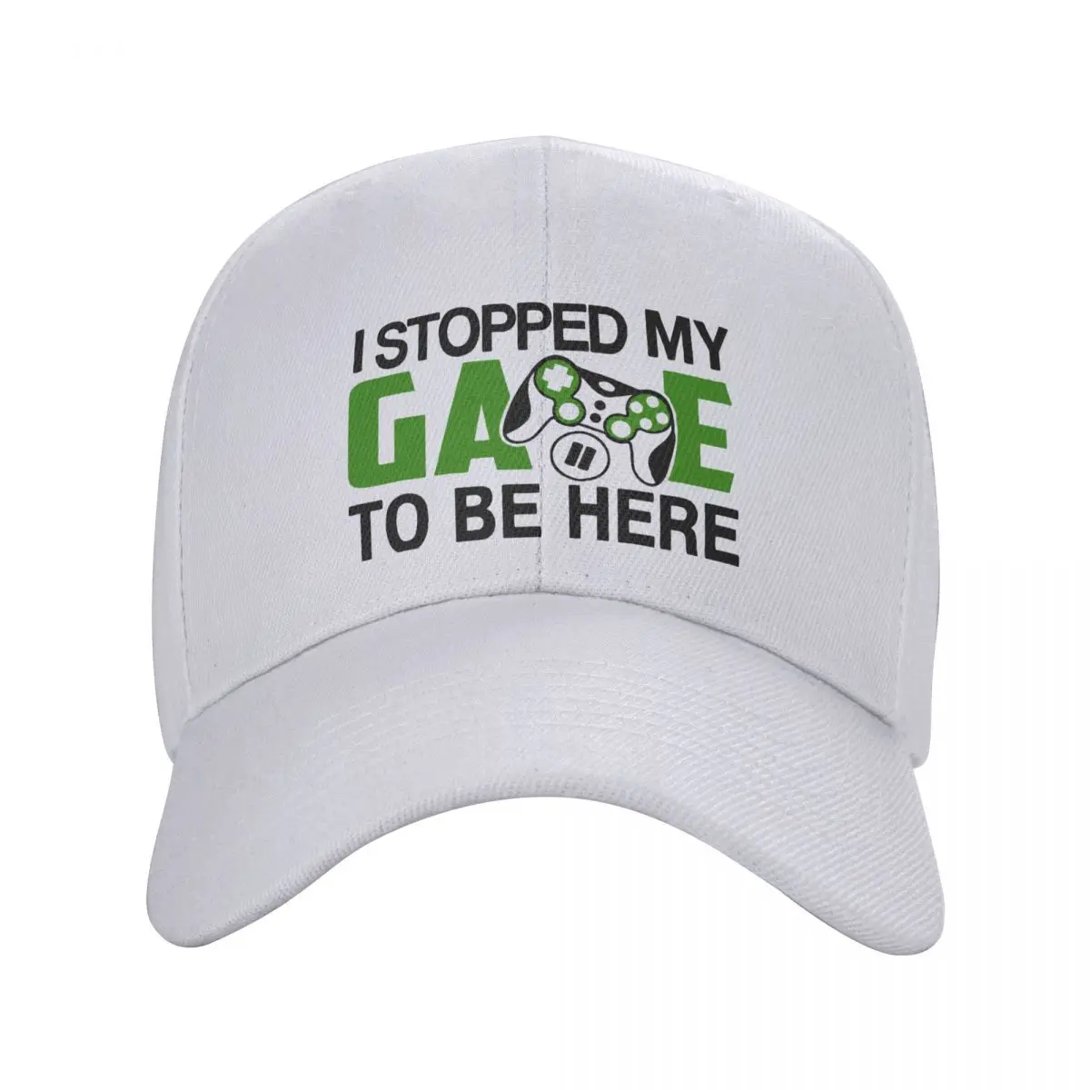 Adult I Stopped My Game To Be Here Hat Fashion Baseball Cap Polyester Gamer Hats Sun Caps Breathable Golf Hats Summer
Adult I Stopped My Game To Be Here Hat Fashion Baseball Cap Polyester Gamer Hats Sun Caps Breathable Golf Hats Summer