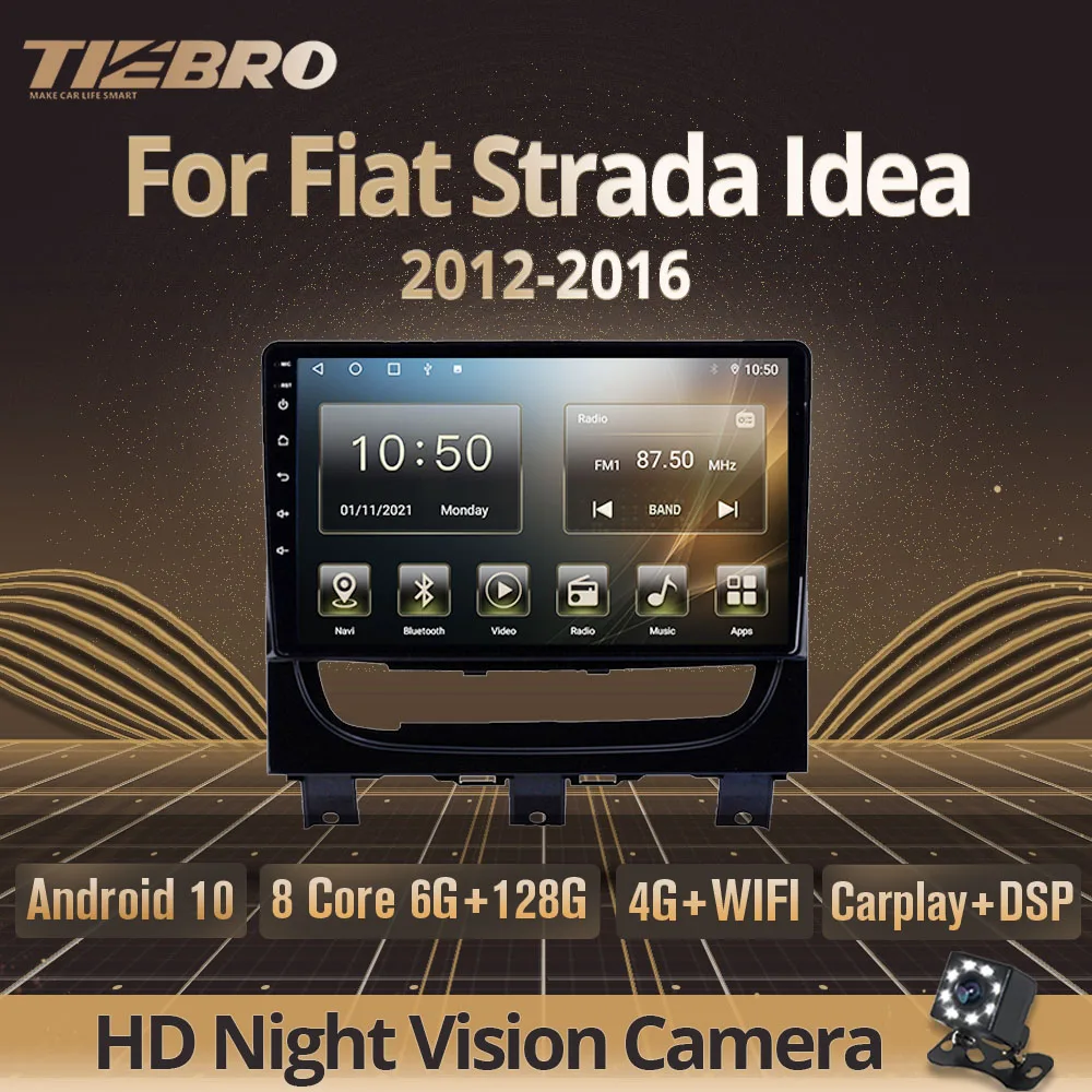 Tiebro 2DIN Android10 Car Radio For Fiat Strada Idea 2012-2016 Stereo Receiver Car Multimedia Player 2Din Car DVD Player Carplay
Tiebro 2DIN Android10 Car Radio For Fiat Strada Idea 2012-2016 Stereo Receiver Car Multimedia Player 2Din Car DVD Player Carplay