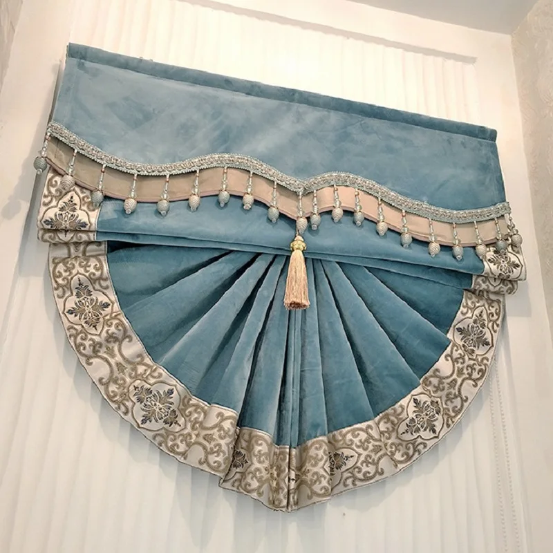 American Light and Extravagant Soild Roman Blind Fan Curtain Northern European Style for Restaurant and bedroom Lift Curtain
American Light and Extravagant Soild Roman Blind Fan Curtain Northern European Style for Restaurant and bedroom Lift Curtain