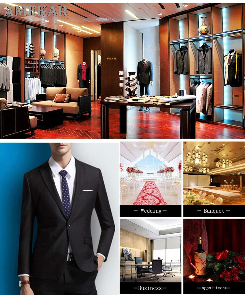 Men’s Suit Slim Fit One Button 3-Piece Suit Blazer Dress Business Wedding Party Jacket Vest & Pants
Men’s Suit Slim Fit One Button 3-Piece Suit Blazer Dress Business Wedding Party Jacket Vest & Pants