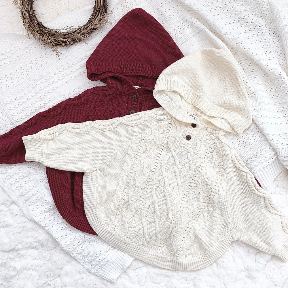 Kids Boys Girls Sweater Autumn Winter Clothing Children Long Sleeve Knitted Hooded Pullover Sweates Kids Tops Cute Sweater Cape
Kids Boys Girls Sweater Autumn Winter Clothing Children Long Sleeve Knitted Hooded Pullover Sweates Kids Tops Cute Sweater Cape