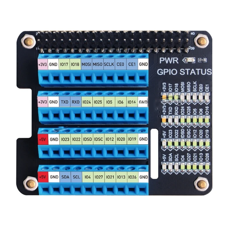 Raspberry Pi 4 GPIO Expansion коммутационная плата GPIO Винтовая клемма для Raspberry Pi 4B 3B + 3B 2B B + Raspberry Pi Zero
Raspberry Pi 4 GPIO Expansion коммутационная плата GPIO Винтовая клемма для Raspberry Pi 4B 3B + 3B 2B B + Raspberry Pi Zero