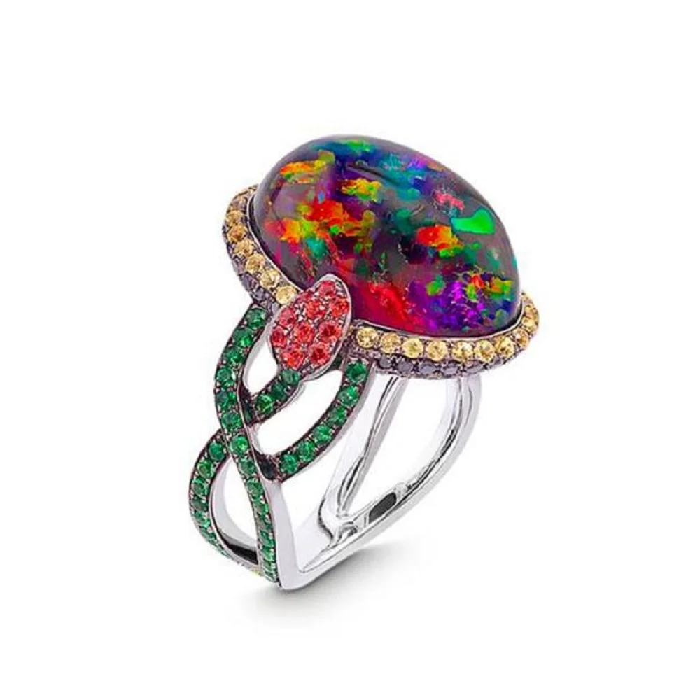 Classic Eternal Round Fire Opal 925 Silver Rings for Women Emerald Citrine Ruby Stone Ring Female Engagement Finger Ring
Classic Eternal Round Fire Opal 925 Silver Rings for Women Emerald Citrine Ruby Stone Ring Female Engagement Finger Ring