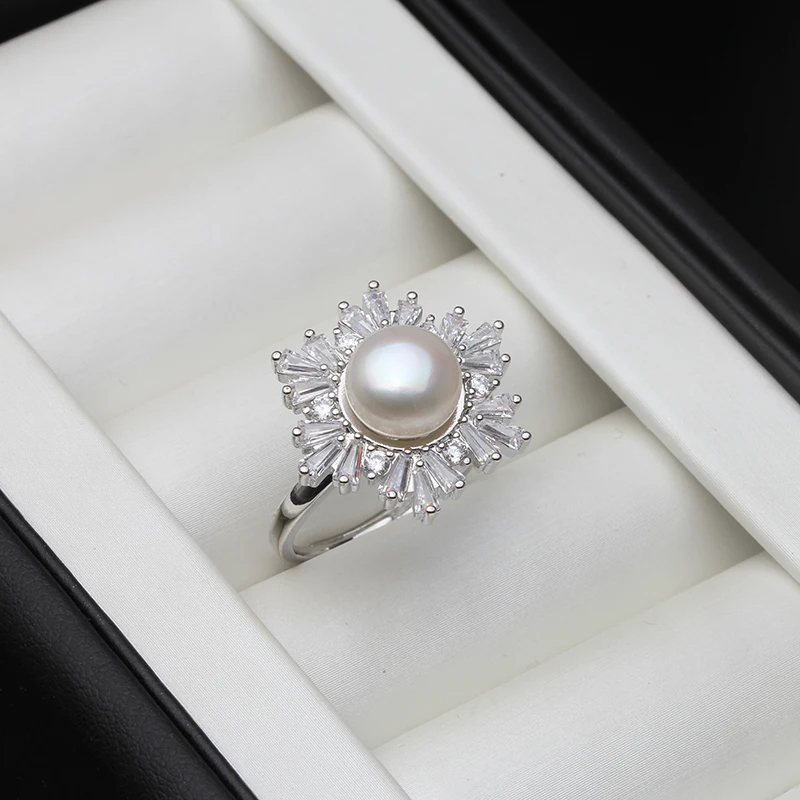 Genuine Freshwater Natural Pearl Rings,Wedding 925 Sterling Silver Rings Women Birthday Gift Anniversary White Pink
Genuine Freshwater Natural Pearl Rings,Wedding 925 Sterling Silver Rings Women Birthday Gift Anniversary White Pink
