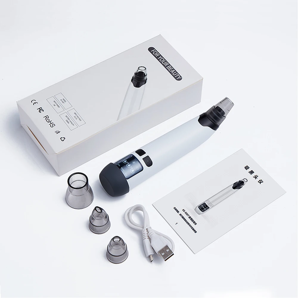 Electric Blackhead Remove Facial Cleaner Nose Blackhead Remover Deep Pore Acne Pimple Removal Vacuum Suction Beauty Instrument
Electric Blackhead Remove Facial Cleaner Nose Blackhead Remover Deep Pore Acne Pimple Removal Vacuum Suction Beauty Instrument