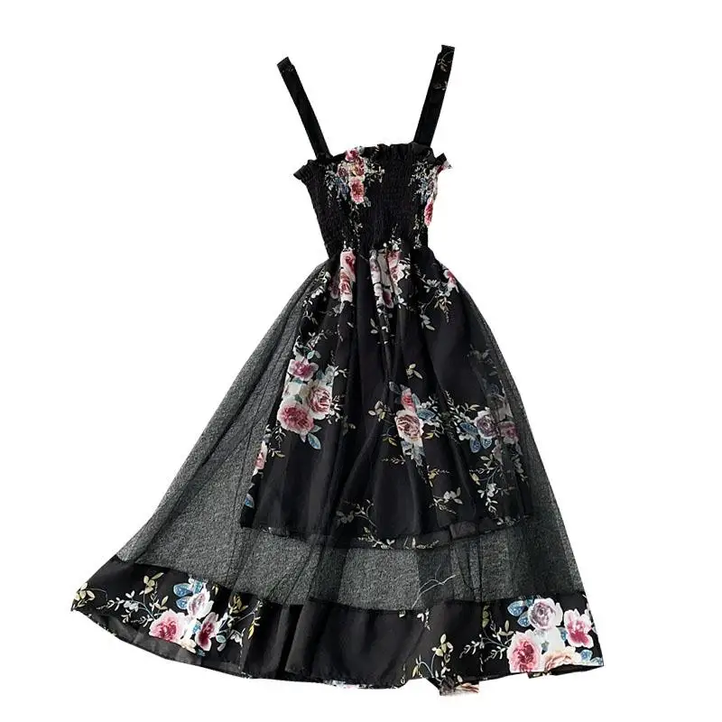 Summer Women's Dress French Retro Square Neck Print Suspender Dress New Waist Lace Feamle Short Dresses HH293 
Summer Women's Dress French Retro Square Neck Print Suspender Dress New Waist Lace Feamle Short Dresses HH293