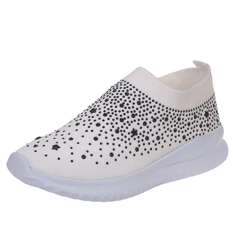 2021Women Rhinestone Sneakers Crystal Vulcanize Shoes Woman New Crystal Soft Sole Shoes Breathable Ladies Casual Flats Loafers
2021Women Rhinestone Sneakers Crystal Vulcanize Shoes Woman New Crystal Soft Sole Shoes Breathable Ladies Casual Flats Loafers