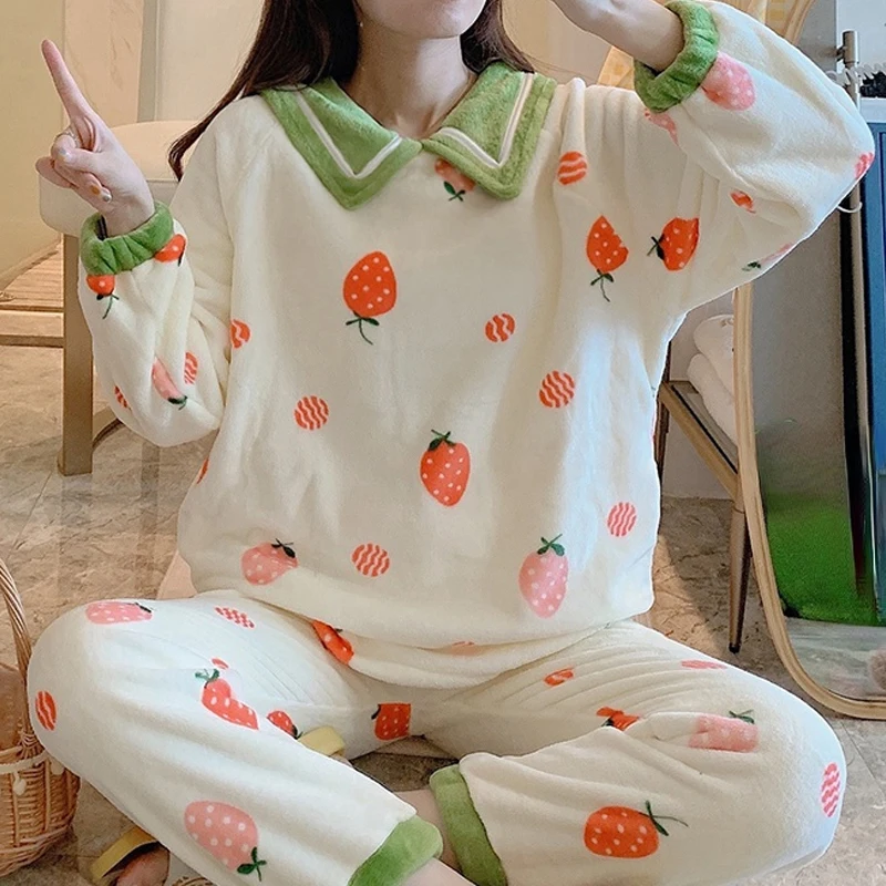 Осенне-зимняя женская теплая Фланелевая пижама, утепленная в стиле 90-х Милая Кружевная пижама с принтом для девушек, комплект одежды для сна...
Осенне-зимняя женская теплая Фланелевая пижама, утепленная в стиле 90-х Милая Кружевная пижама с принтом для девушек, комплект одежды для сна...