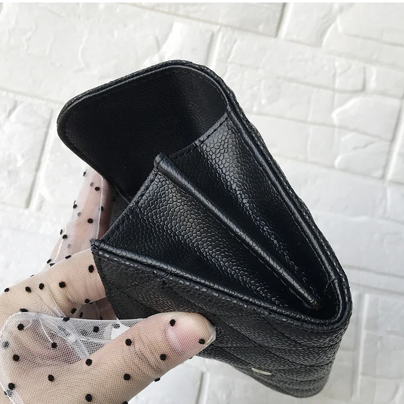 Womens High Quality Leather Wallet Clutch Bag Cowhide Coin Purse Long Clamshell Wallet Caviar Card Bag Ball Pattern Key Bag
Womens High Quality Leather Wallet Clutch Bag Cowhide Coin Purse Long Clamshell Wallet Caviar Card Bag Ball Pattern Key Bag
