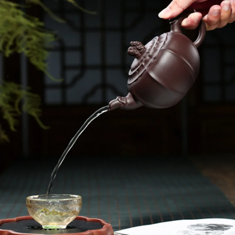 Tetera Chinese Yixing Clay Teapot Zisha Infuser Kung Fu Tea Set 285ml New Arrived Famous Handmade Pot High Quality With Gift Box
Tetera Chinese Yixing Clay Teapot Zisha Infuser Kung Fu Tea Set 285ml New Arrived Famous Handmade Pot High Quality With Gift Box