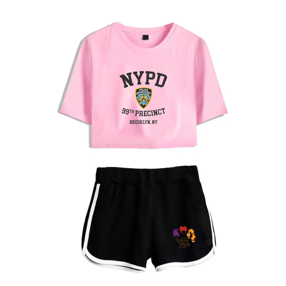 Fashion Kawaii Brooklyn Nine-Nine Merchandise Print Dew navel Girl suits Funny Youthful Two Piece Set Sexy Shorts+lovely T-shirt
Fashion Kawaii Brooklyn Nine-Nine Merchandise Print Dew navel Girl suits Funny Youthful Two Piece Set Sexy Shorts+lovely T-shirt