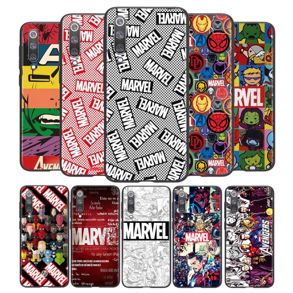 Marvel Fashion Logo For Xiaomi Mi 8 9 10 11 10i 11i 10 10 11Pro A3 9T 10T Lite Pro Se Ultra 5G Black Soft Phone Case
Marvel Fashion Logo For Xiaomi Mi 8 9 10 11 10i 11i 10 10 11Pro A3 9T 10T Lite Pro Se Ultra 5G Black Soft Phone Case