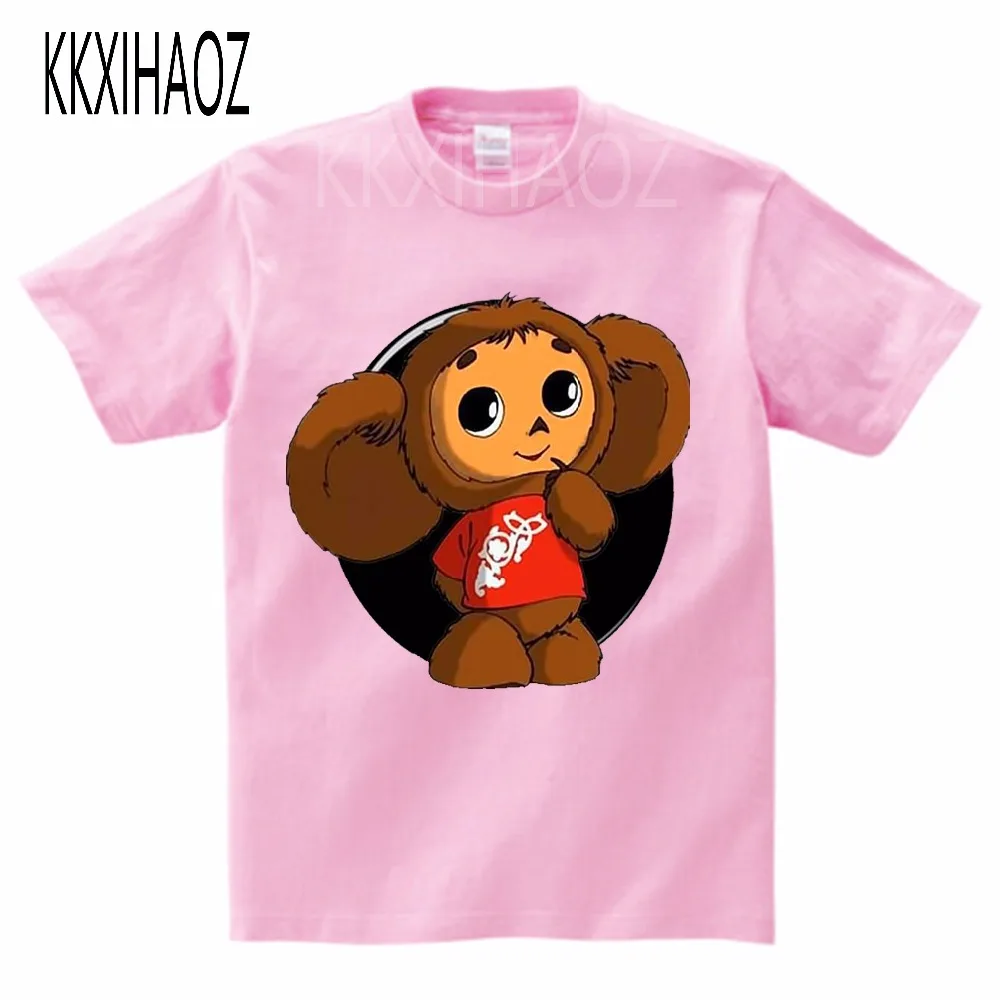 Children Russian Cartoon Cheburashka Print Funny T Shirt Baby Boys/Girls Summer Chebu Russia Tops Kids Casual Clothes,MJ4231
Children Russian Cartoon Cheburashka Print Funny T Shirt Baby Boys/Girls Summer Chebu Russia Tops Kids Casual Clothes,MJ4231