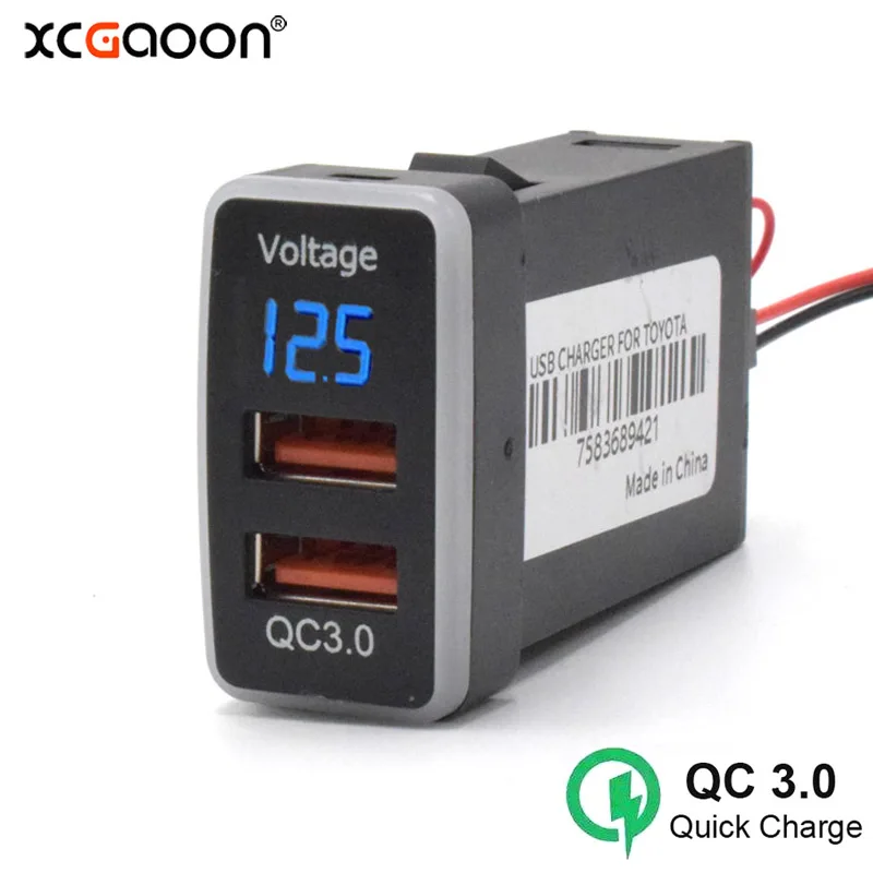 Автомобильное зарядное устройство XCGaoon QC3.0 Quickcharge, двойной USB-адаптер для телефона светодиодный и игровым кабелем для TOYOTA Hilux VIGO
Автомобильное зарядное устройство XCGaoon QC3.0 Quickcharge, двойной USB-адаптер для телефона светодиодный и игровым кабелем для TOYOTA Hilux VIGO