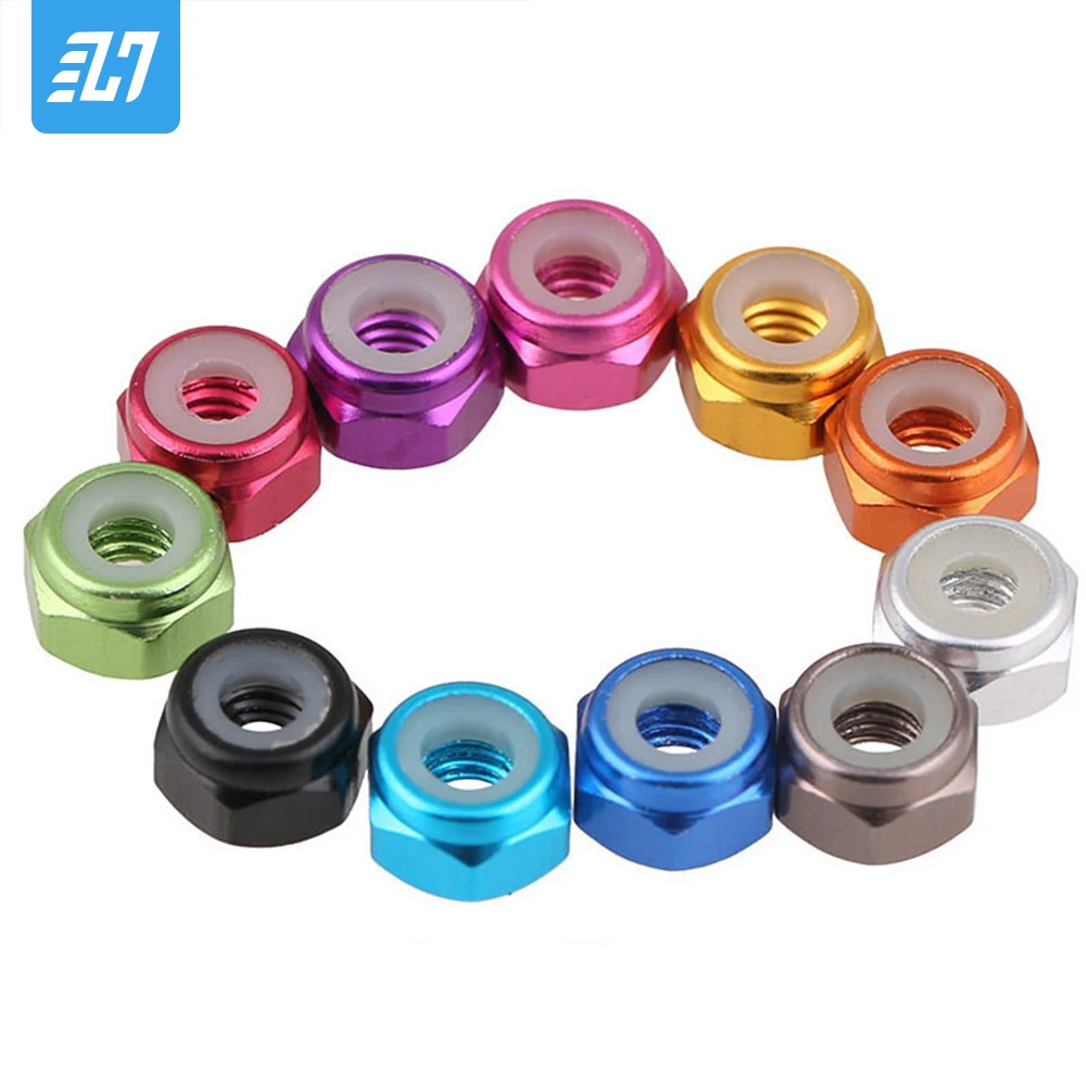 M2 M3 M4 M5 Aluminum Lylon Lock Nuts Alloy Insert Anti-loose Nut Blue Red Orange Purple Green Gold Silver Gray Black
M2 M3 M4 M5 Aluminum Lylon Lock Nuts Alloy Insert Anti-loose Nut Blue Red Orange Purple Green Gold Silver Gray Black