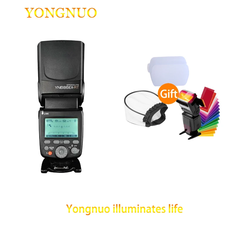 Yongnuo YN686EX-RT 2000mAh Li-ion Battery Speedlite GN60 2.4G Wireless HSS 1/8000s TTL/M/MULTI Flash Light YN686 for Canon DSLR
Yongnuo YN686EX-RT 2000mAh Li-ion Battery Speedlite GN60 2.4G Wireless HSS 1/8000s TTL/M/MULTI Flash Light YN686 for Canon DSLR